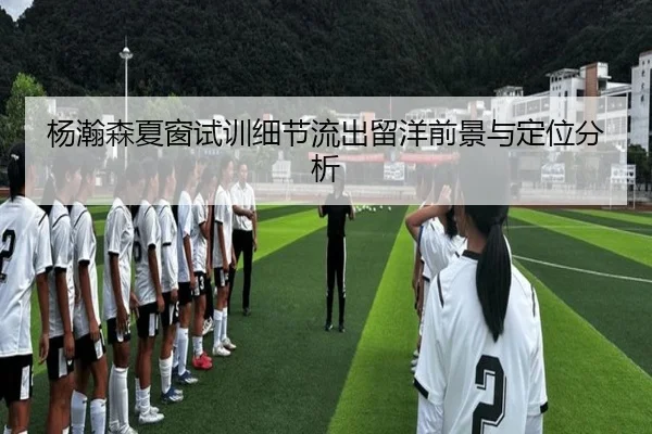 杨瀚森夏窗试训细节流出留洋前景与定位分析 - SabaSports